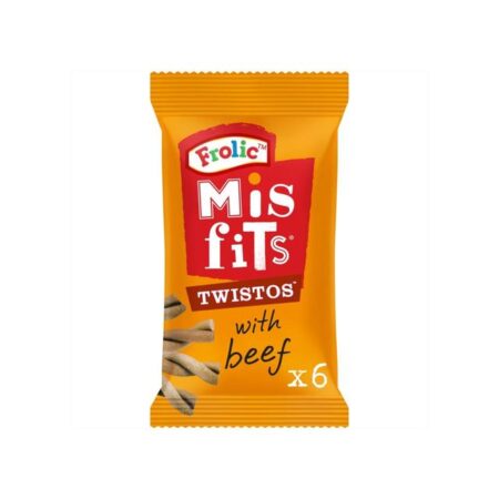 Misfits Twistos Dog Treats with Beef 105g