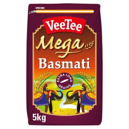Veetee Extra Long Basmati Rice Box 5kg