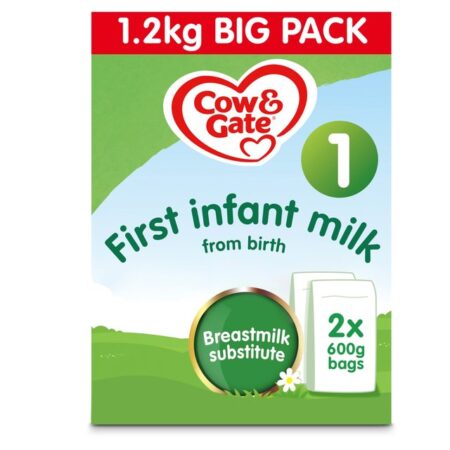 Cow & Gate First Infant Milk 2 x 600g