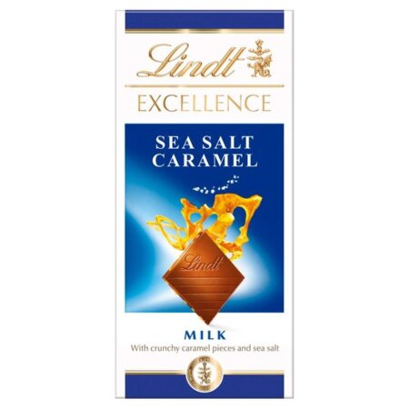 Lindt Excellence Caramel Sea Salt Milk 100g