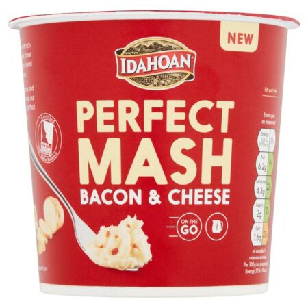 Idahoan Perfect Mash Cheese & Bacon 55g