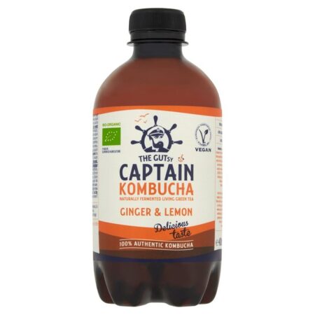 Captain Kombucha Ginger Lemon 400ml