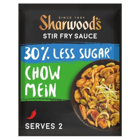Sharwoods Stir Fry Sauce 30% Less Sugar Chow Mein 120g