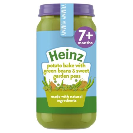 Heinz Nature Potato Bake with Green Beans & Peas Baby Food 7+ Months 200g