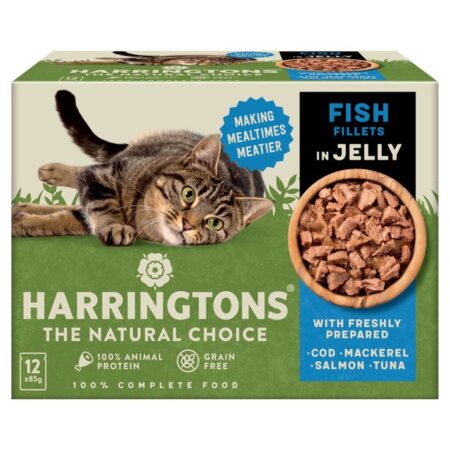 Harringtons Cat Fish Selection In Jelly 12 X 85g