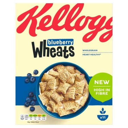 Kelloggs Blueberry Wheats 500g