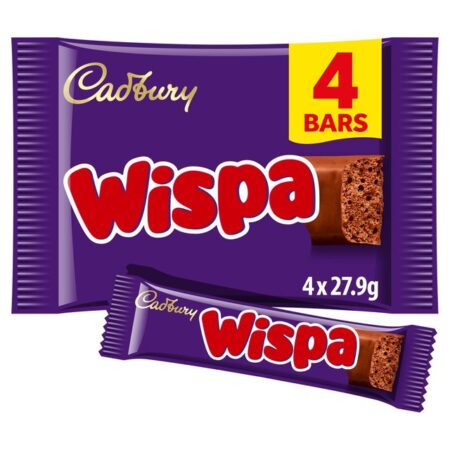 Cadbury Wispa 4 Bars 111.6g