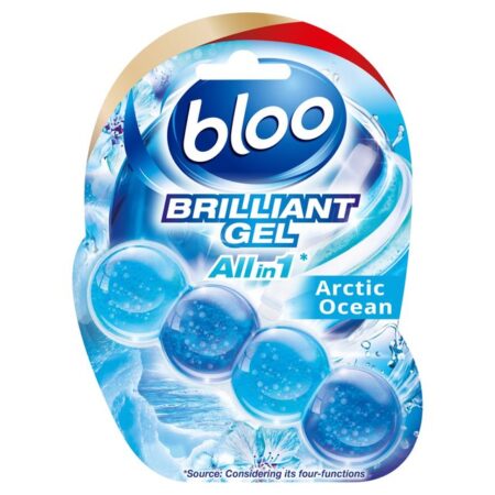 Bloo Brilliant Gel Arctic Ocean Toilet Rim Block 42g