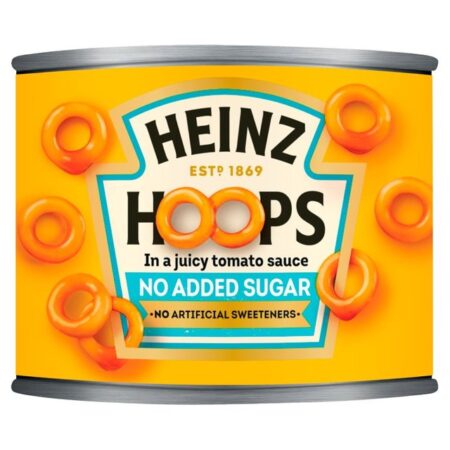 Heinz No Added Sugar Hoops 205g