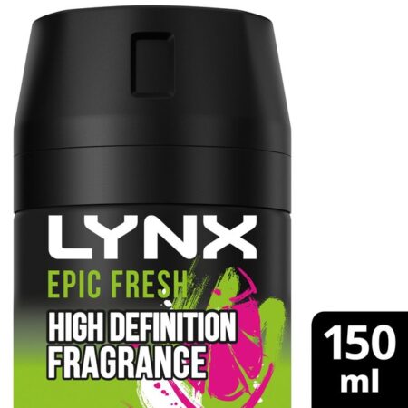 Lynx Epic Fresh Grapefruit & Pineapple Scent Body Spray For Men 150 Ml