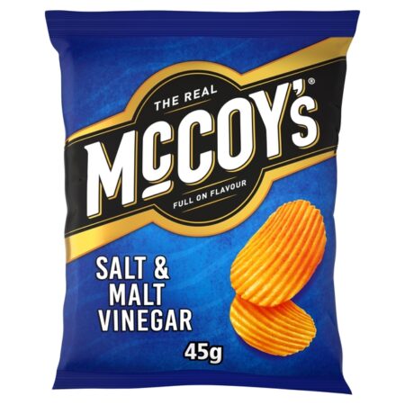 Mccoys Salt & Malt Vinegar Grab Bag Crisps 45g