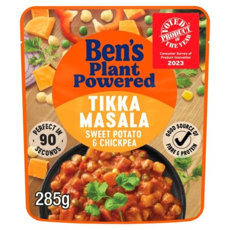 Ben’s Plant Powered Tikka Masala Sweet Potato & Chickpea Sauce 285g