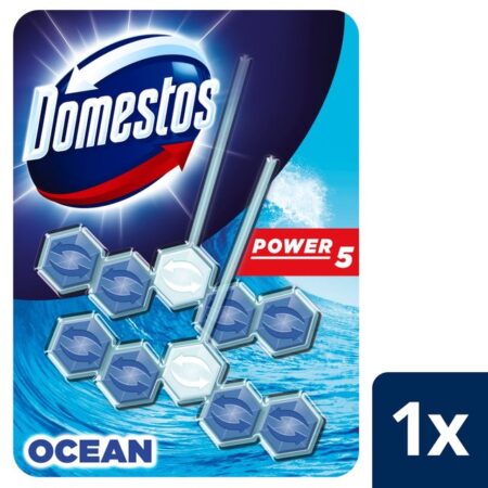 Domestos Rimbblock Power 5 Twin Pack Ocean 2 x 55g