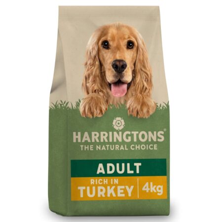 Harringtons Dry Adult Dog Food Rich in Turkey Veg 4kg