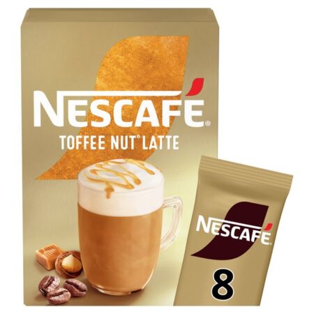 Nescafé Gold Toffee Nut Latte 8 X 18.6g
