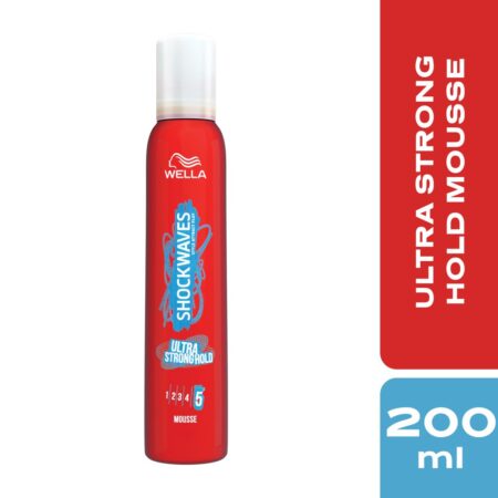 SHOCKWAVES ULT STRONG HOLD MOUSSE 200ML