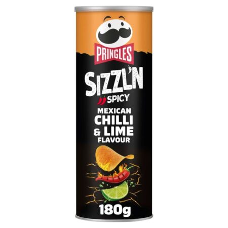 Pringles Sizzln Cheese & Chilli 180g