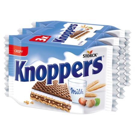 Knoppers Filled Wafers 3 x 25g
