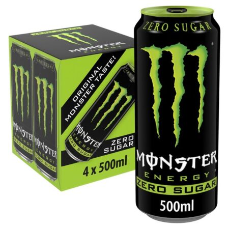 Monster Energy Absolute Zero 4x500ml