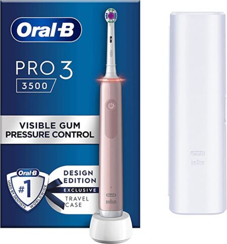 Oral-b Pro 3 3500 3d White Pink Toothbrush
