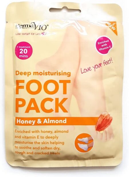Derma V10 Foot Pack [Honey & Almond]
