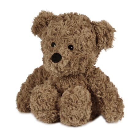 BROWN CURLY BEAR WARMIE