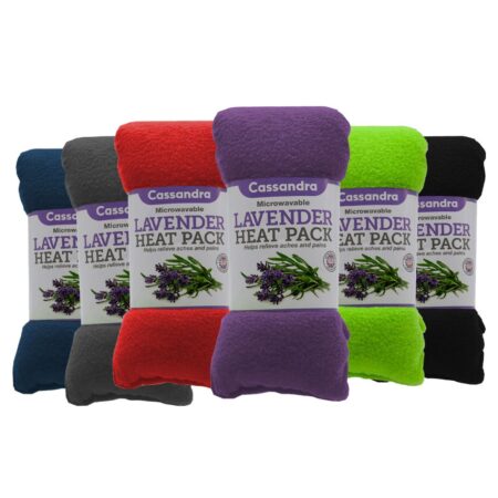 ASSORTED FLEECE HEAT WRAP (WHEAT BAG)