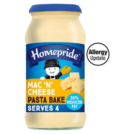 Homepride 30% Reduced Fat Pasta Bake Mac n Cheese 485g