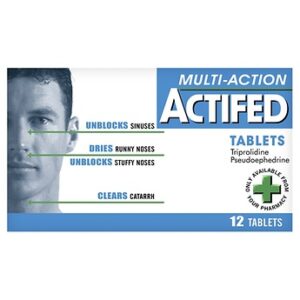 ACTIFED TABLETS MULTI-ACTION
