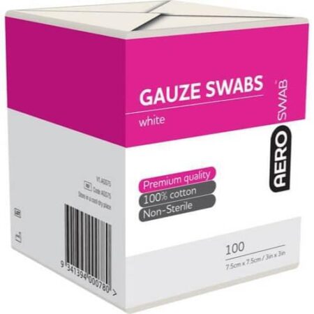 Aero 8 ply Gauze Swab 7.5×7.5cm