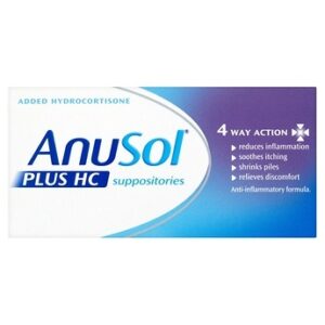 ANUSOL PLUS HC SUPPOSITORIES