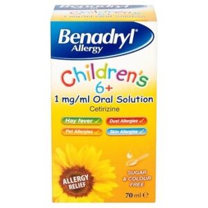 Benadryl Childrens 6+ Solution