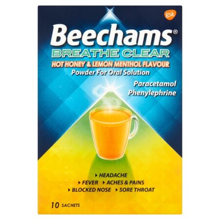 Beechams Breathe Clear Hot Honey & Lemon Menthol