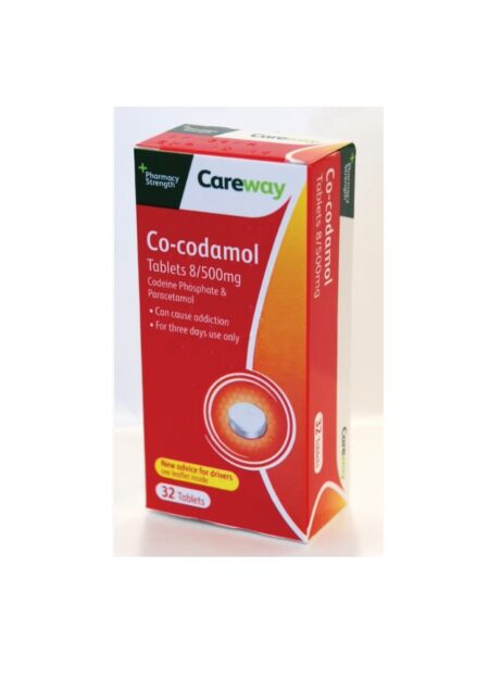 CAREWAY CO-CODAMOL 8/500MG CAPLETS