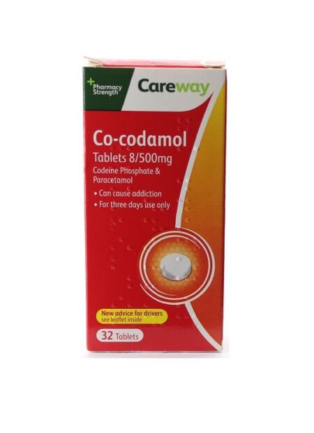 CAREWAY CO-CODAMOL 8/500MG TABLETS