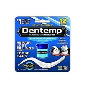 DENTEMP LOOSE CAP & LOST FILLING REPAIR
