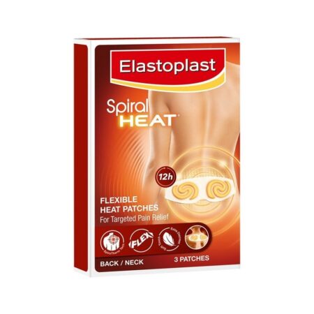 ELASTOPLAST SPIRAL HEAT PATCH BACK NECK (Pack of 3)