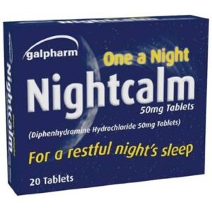 GALPHARM ONE A NIGHT NIGHTCALM TABS 50MG (GENERIC NYTOL)