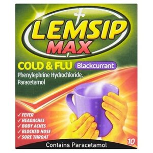 LEMSIP COLD & FLU BLACKCURRANT