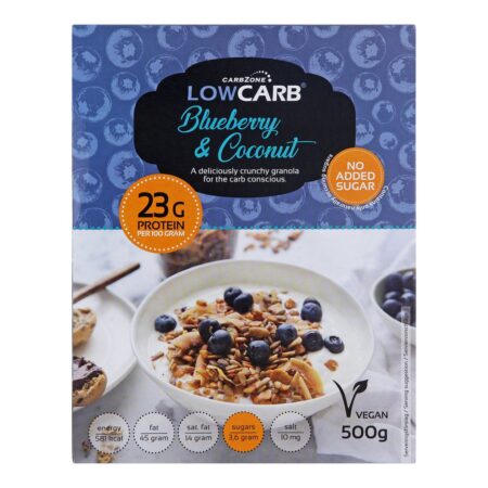 Low Carb® Blueberry & Coconut Crunchy Granola