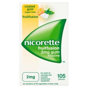 NICORETTE FRUITFUSION GUM 2MG