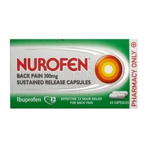Nurofen Back Pain 300mg Sustained Release Capsules