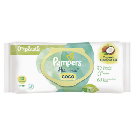 Pampers Harmonie Coco Baby Wipes