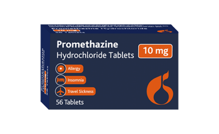 Promethazine 10mg tablets (Generic Phenergan)