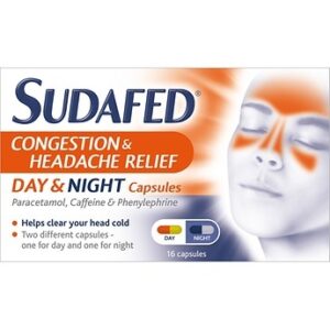 SUDAFED CONGESTION & HEADACHE RELIEF DAY & NIGHT CAPSULES