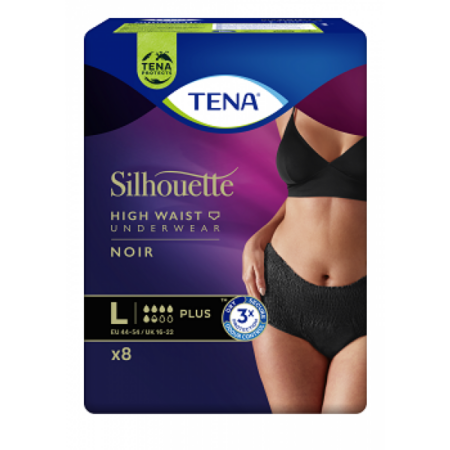 Tena Silhouette Plus Noir Pants Lge