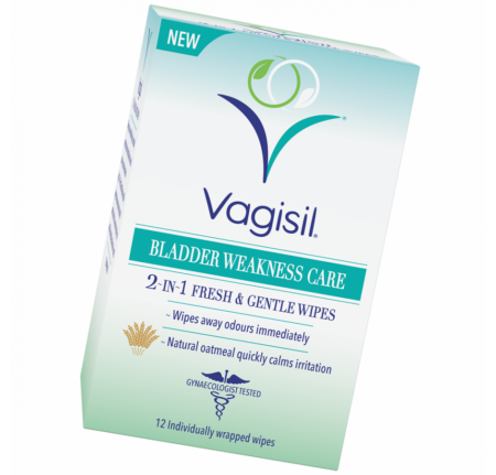 VAGISIL BLADDER WEAKNESS CARE 2 IN 1 WIPES