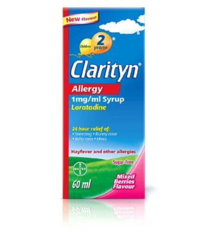 CLARITYN ALLERGY 1MG/ML SYRUP