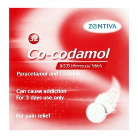 CO-CODAMOL EFFERVESCENT TABLETS 8/500MG
