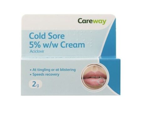 CAREWAY COLD SORE CREAM (2g)